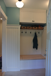 custom mudroom